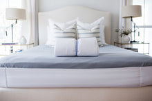 Load image into Gallery viewer, How to stop bed sheets from moving or coming off your bed without using straps, zippers, or clips. The Better Bedder will keep sheets on your bed! You put it on once and it becomes a part of your mattress. Any sheet from any store will fit perfectly on your mattress.